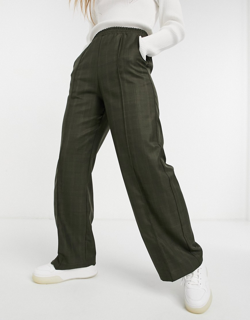 фото Спортивные брюки цвета хаки в винтажном стиле asos design-зеленый цвет