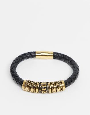 Steve Madden leather bracelet - Click1Get2 Offers