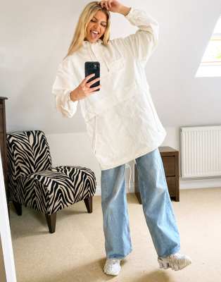 Superdry Sonoran overhead hooded jacket in cream - Click1Get2 Offers