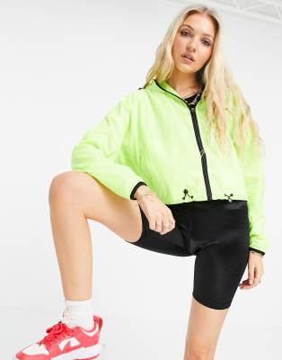 Superdry Sport active lightweight batwing jacket in neon yellow - Click1Get2 Price Drop