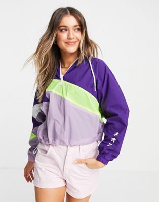 Superdry The Urban overhead hooded jacket in purple - Click1Get2 Mega Discount