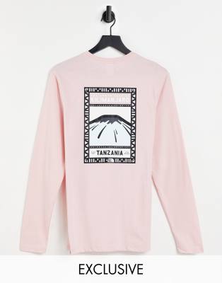 The North Face Faces long sleeve t-shirt in pink Exclusive at ASOS - Click1Get2 Deals