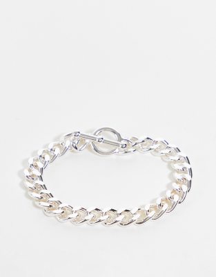 The Status Syndicate chunky chain bracelet in silver - Click1Get2 Coupon
