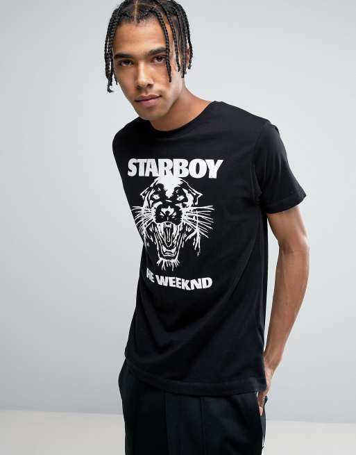 Bravado Tour Merch The Weeknd Starboy Panther TShirt