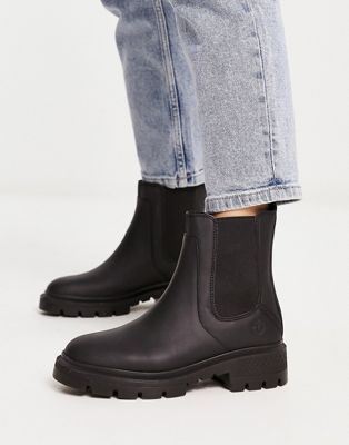 Cortina Valley chelsea boots in black