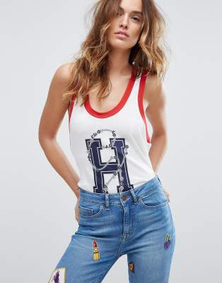 Tommy Hilfiger Gigi Hadid Ringer Tank