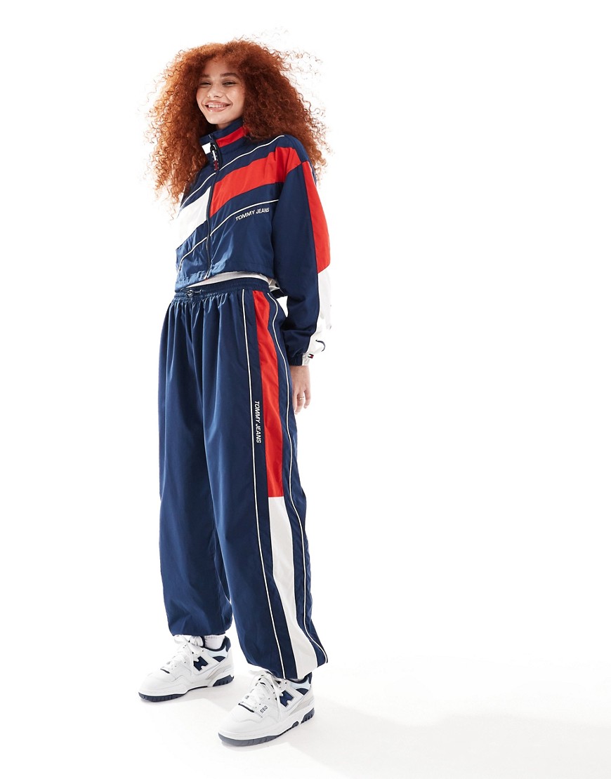 Tommy Jeans International Games co-ord tracksuit bottoms in navy