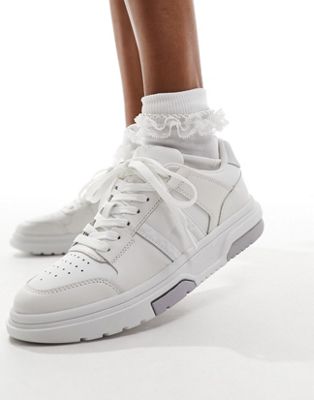 skate trainers in ivory