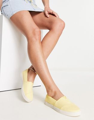 avalon trainers in yellow