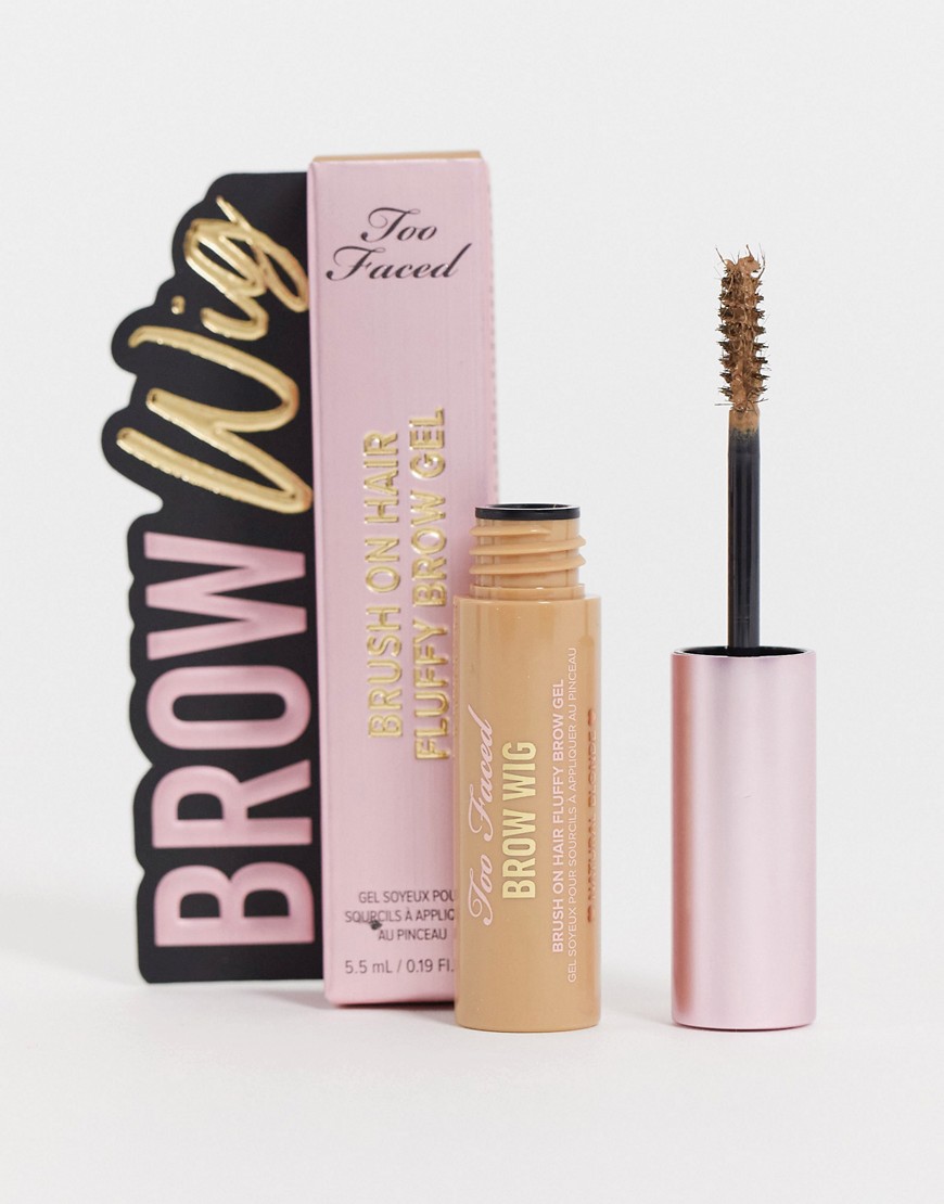 Too Faced Brow Wig Brush On Hair Fluffy Brow Gel-Brown