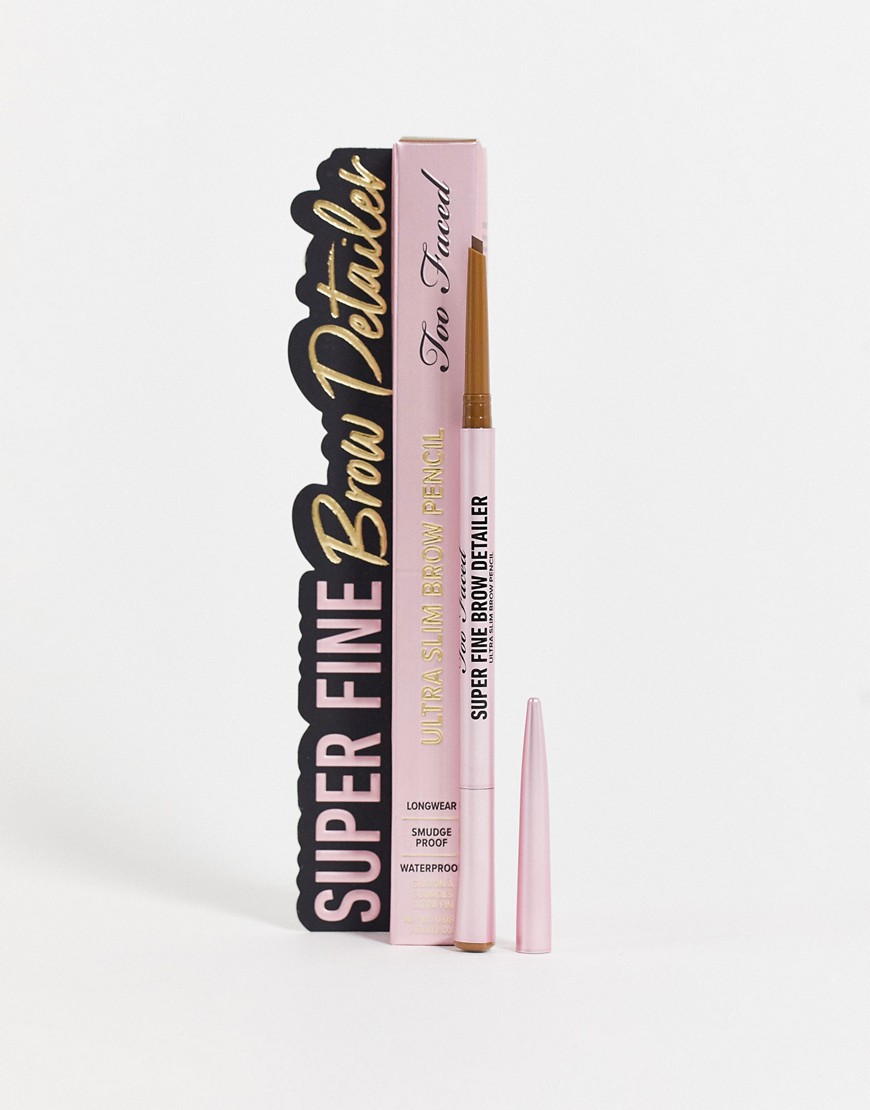 Too Faced Superfine Brow Detailer Ultra Slim Brow Pencil-Red
