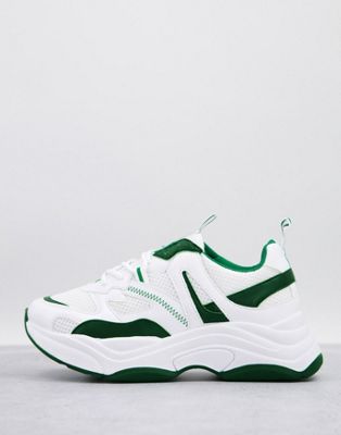 Cameron chunky trainer in green