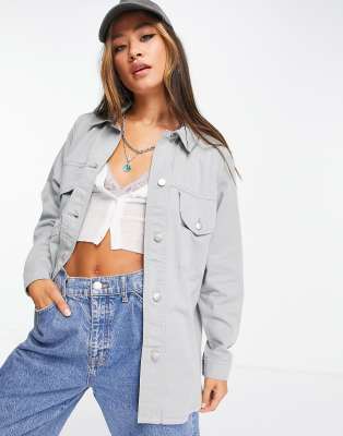 Topshop lightweight jacket in blue - Click1Get2 Price Drop