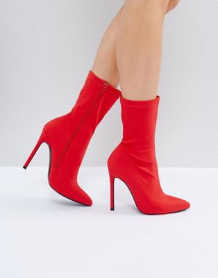 Truffle Collection Stiletto Sock Boot