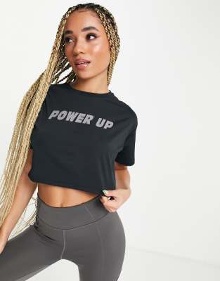 Urban Threads sports crop top in black - Click1Get2 Deals