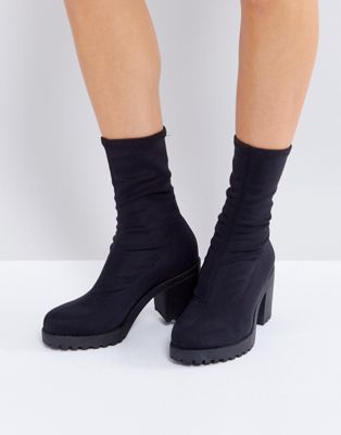 Vagabond Grace Black Sock Boots