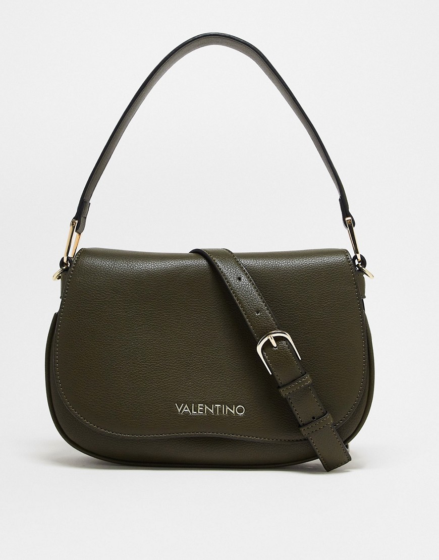 Valentino Cortina shoulder bag in dark green
