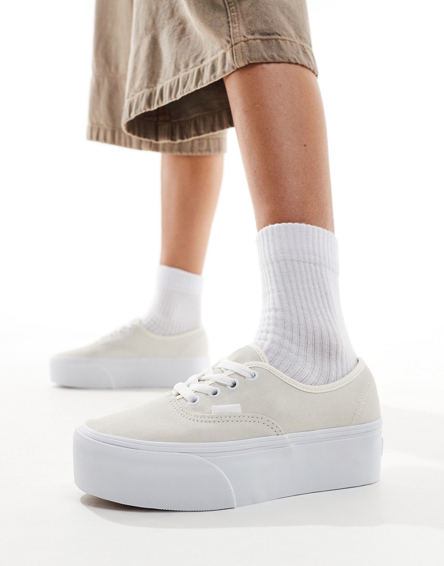 Vans Authentic Stackform trainers in off white