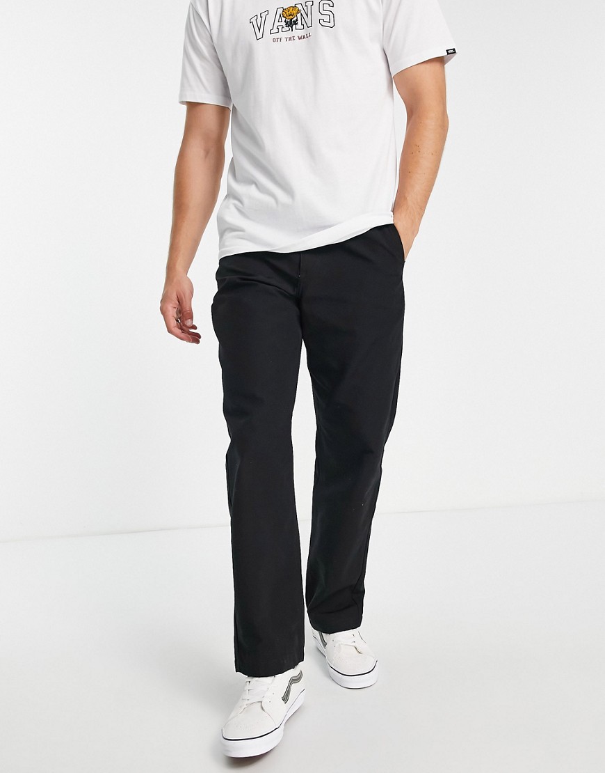 Vans Authentic tapered chino trousers in black