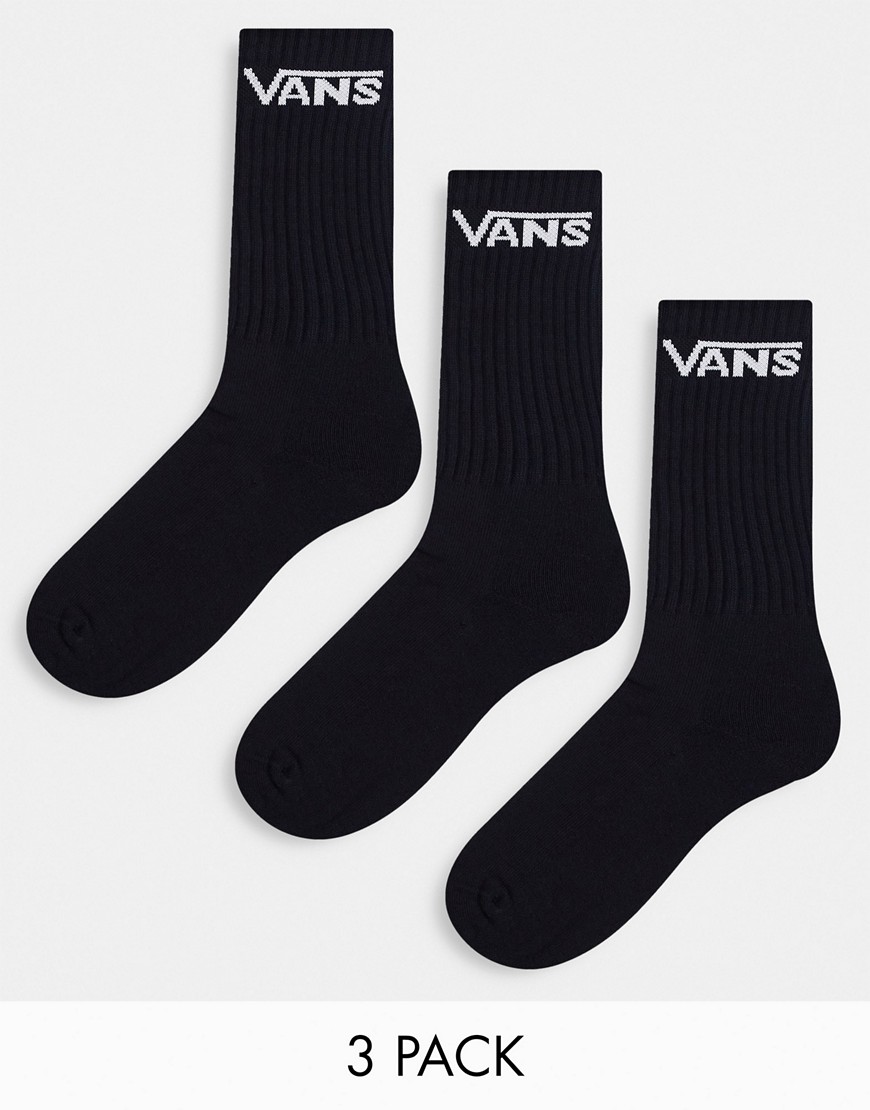 Vans Classic 3-pack Socks in Black