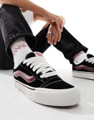 Knu Skool chunky trainers in black and red