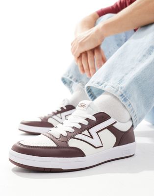 Lowland sneakers in white and brown