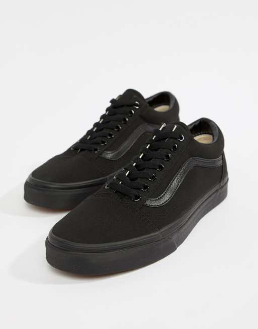 vans old skool trainers in black vd3hbka vans old skool trainers in black vd3hbka