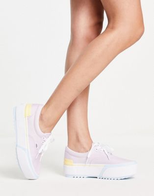 UA Era Stacked pastel trainers in multi