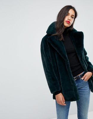 Vero Moda Oversized Faux Fur Coat
