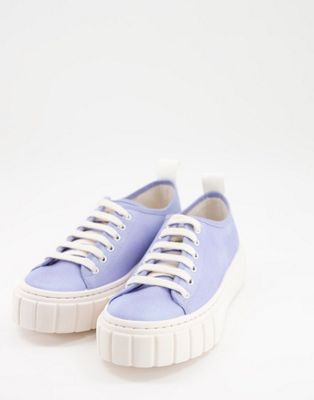 flatform exclusive cupsole trainers in lilac