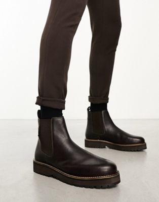 Connery chelsea boots in brown leather