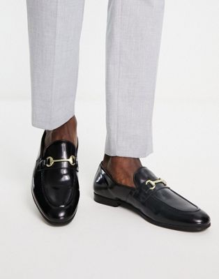 Terry snaffle loafers in black leather