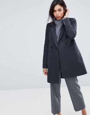 Warehouse Double Breasted Tailored Coat