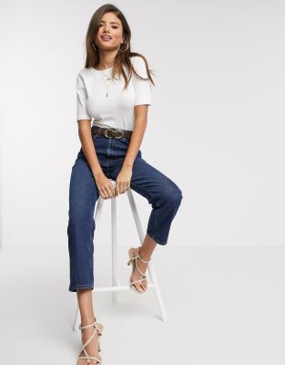 warehouse navy shirt dress