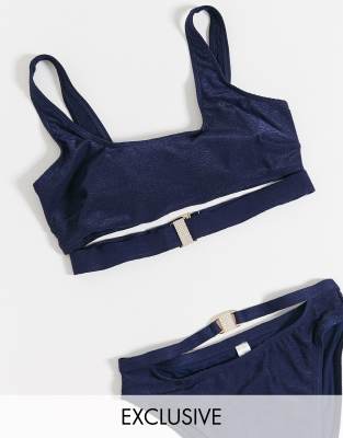 Wolf Whistles Fuller Bust Exclusive Krótki top od bikini z