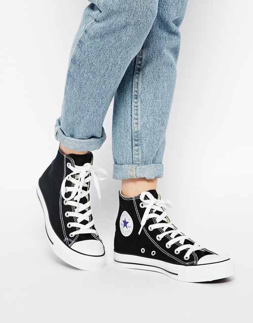Converse Zapatillas hitop negras All Star de Converse