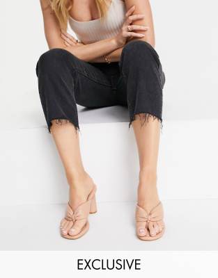 Z_Code_Z Exclusive Penelope block heel mules in camel - Click1Get2 Deals