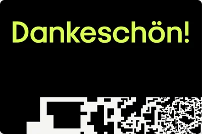  Dankeschön!