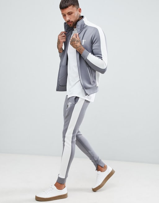 Asos muscle fit on sale tracksuit