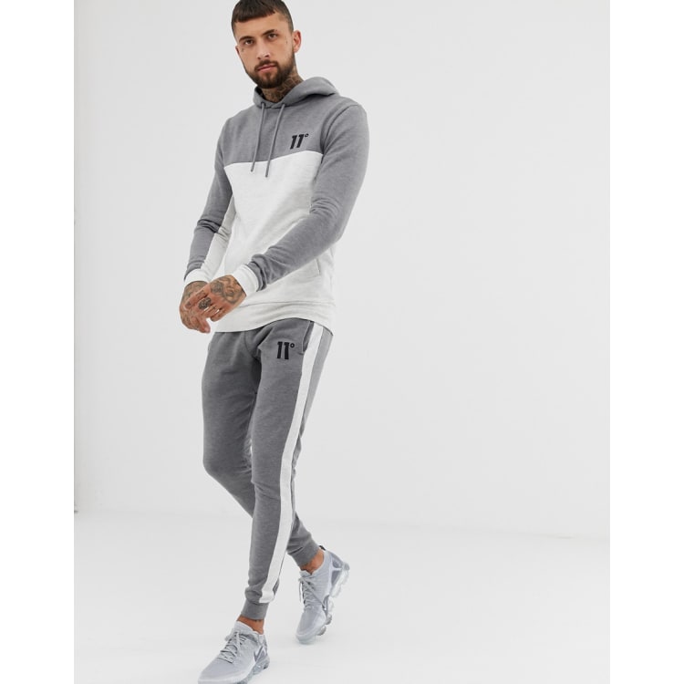 11 degrees joggers grey online