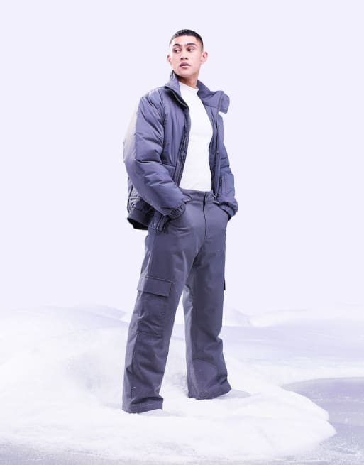 ASOS 4505 puffer ski pants in relaxed fit