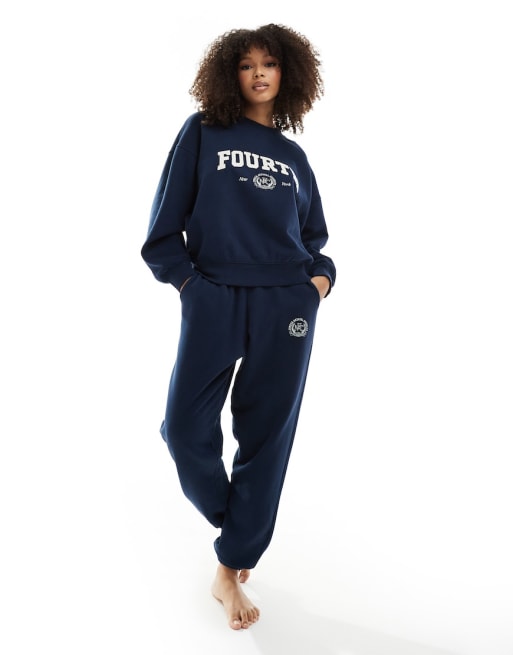 4th & Reckless – Apollo – Lounge-Set in Marineblau