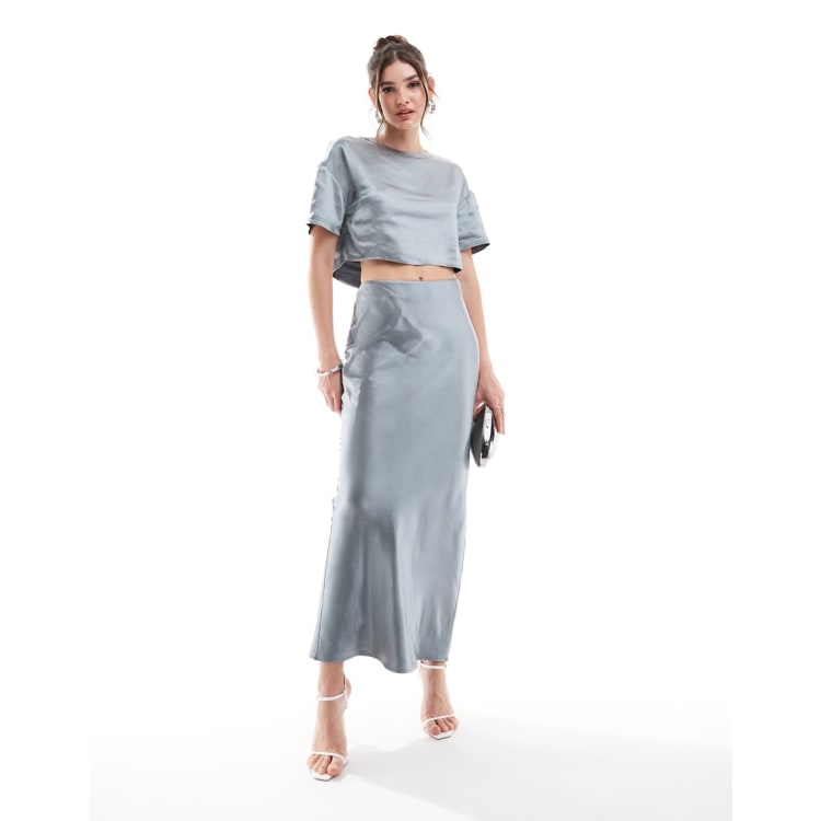 スカート AVANDRESS Twoway Long Skirt DARK GREY AD43SK04DKG Grey Two-Piece Illusion Pleated Skort | Seeun - STAYC