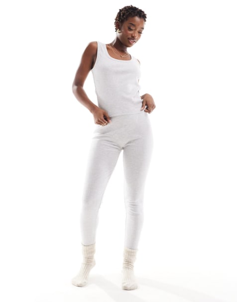 Simple Casual Loose Loungewear Knitted Suit