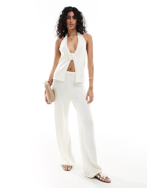4th & Reckless maribel beach co-ord in ecru - view 1