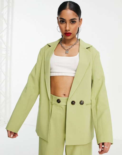 4th & Reckless Petite co ord in light green