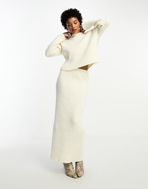 Asos sweater skirt set sale