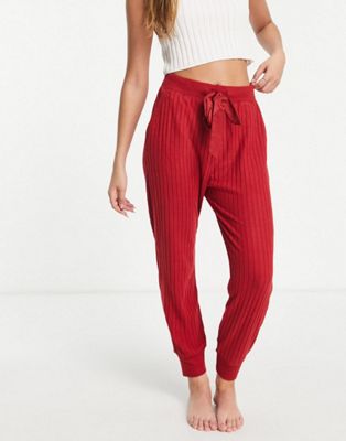 Abercrombie & Fitch cosy loungewear set in red