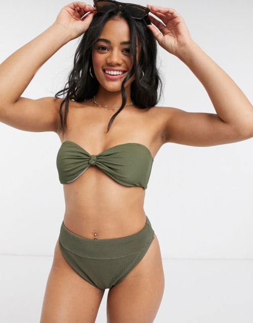 Abercrombie & Fitch – Zielone bikini