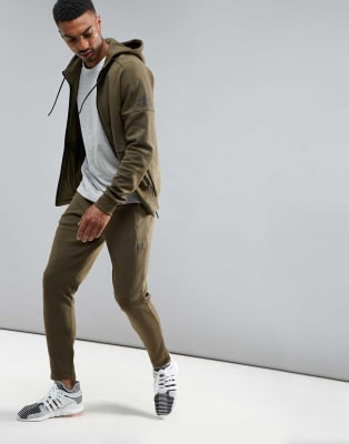 khaki green adidas tracksuit